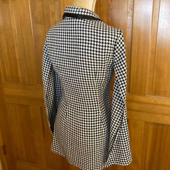 NWT, Lavishly Paris Women’s Designer Houndstooth Cloak Style Blazer. - Picture 10 of 16
